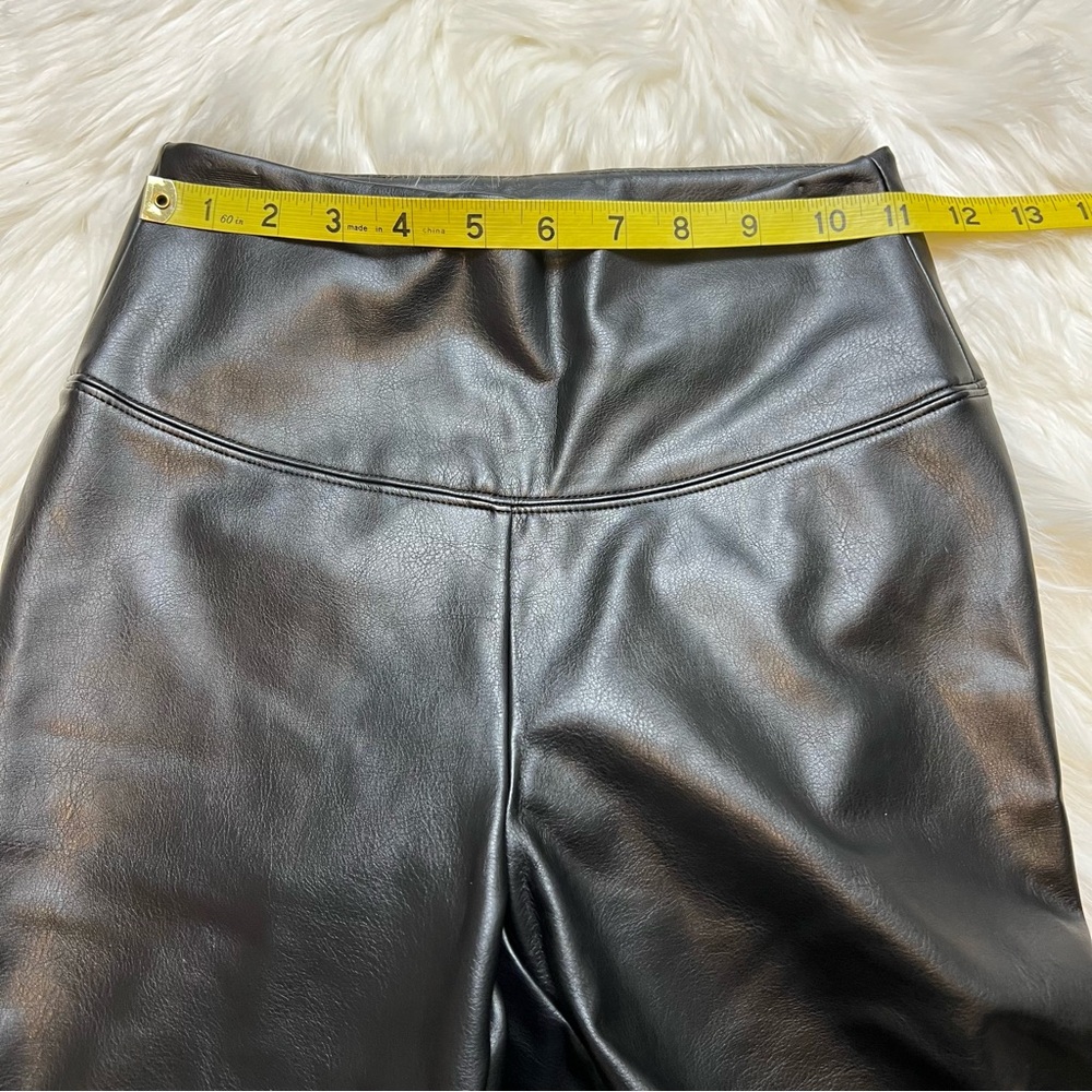 White House Black Market Faux Leather Runway Leggings. Size 0 Long. NWT - Picture 12 of 15